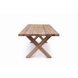 TEAK RECYCLED DINING TABLE 250 - DINING TABLES